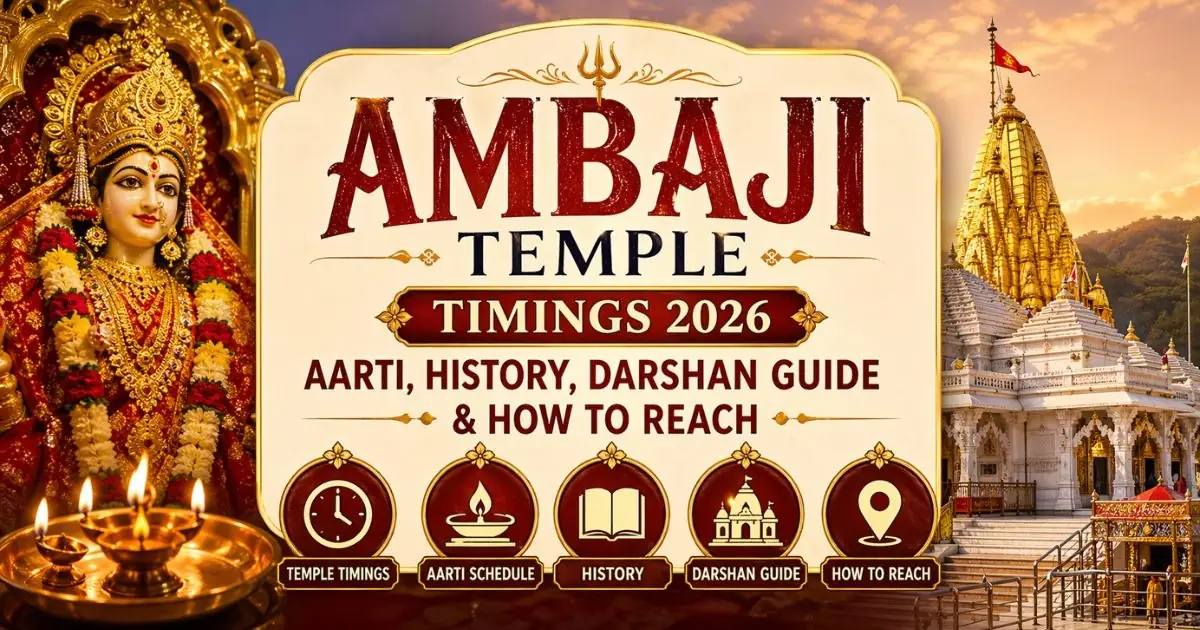 Darshan, Aarti and Pooja Procedures at Ambaji Mandir - ambaji temple time