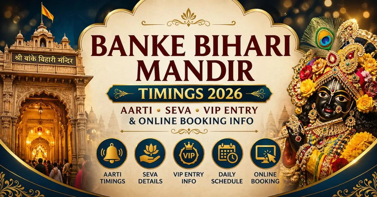 Bhog and ritual intervals - banke bihari mandir timing