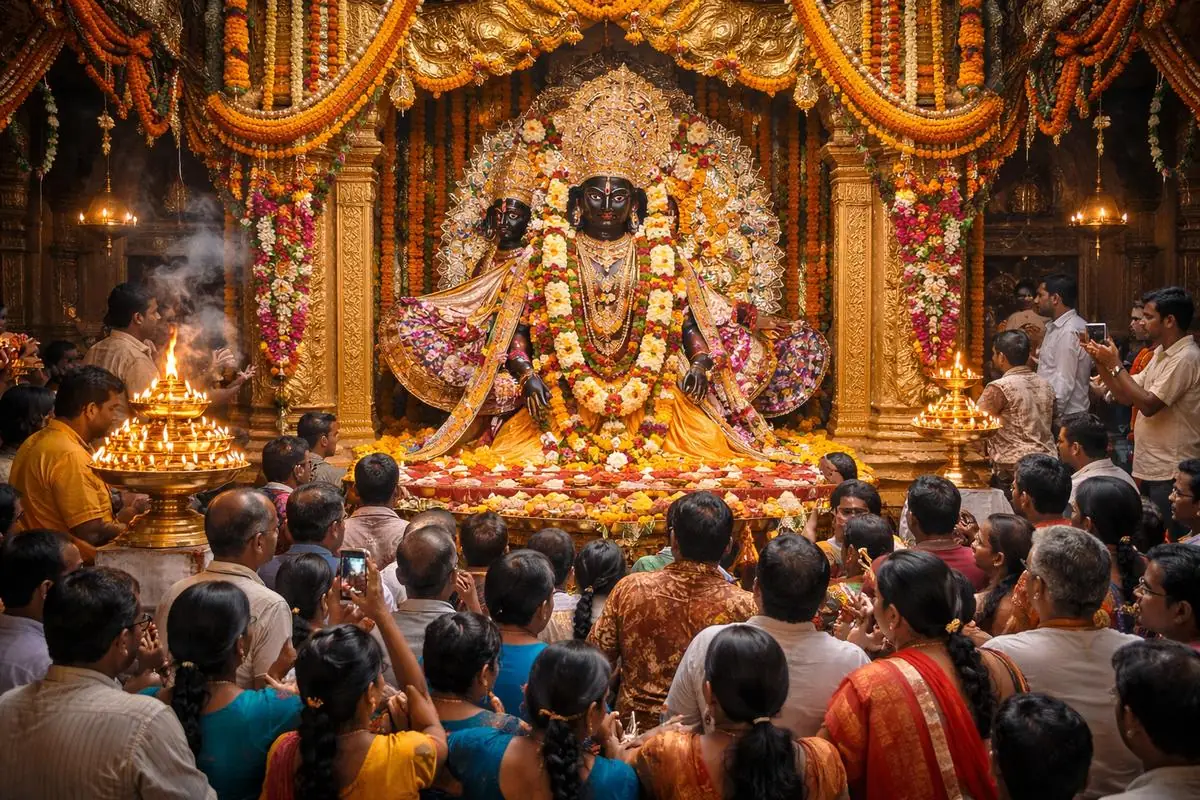 Booking timing versus Darshan timing - banke bihari mandir timing