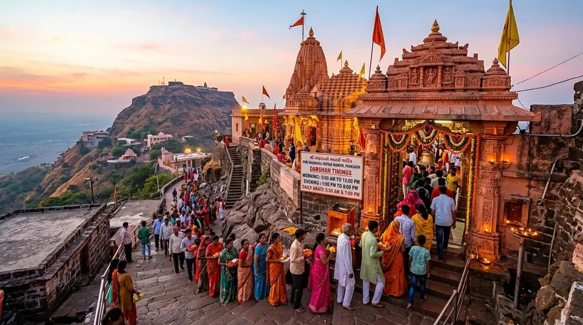 Pooja and Aarti schedules - pavagadh ropeway