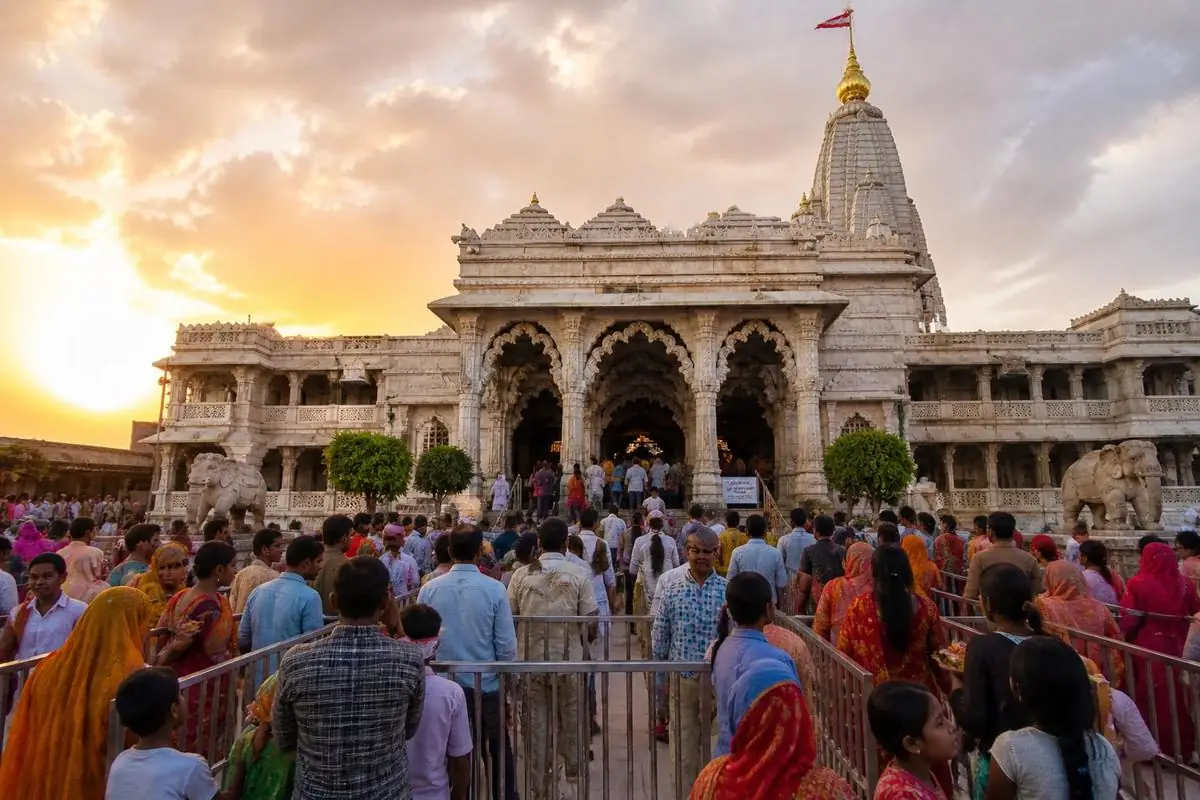 How crowd levels affect your schedule - sawariya seth mandir timings