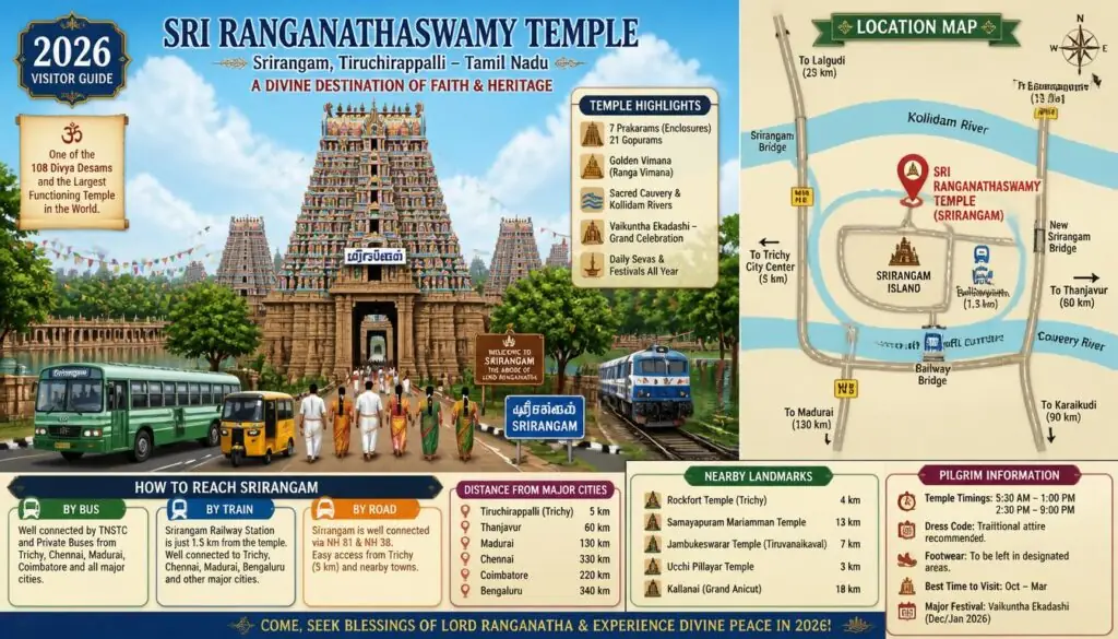 Darshan etiquette - srirangam temple timings today