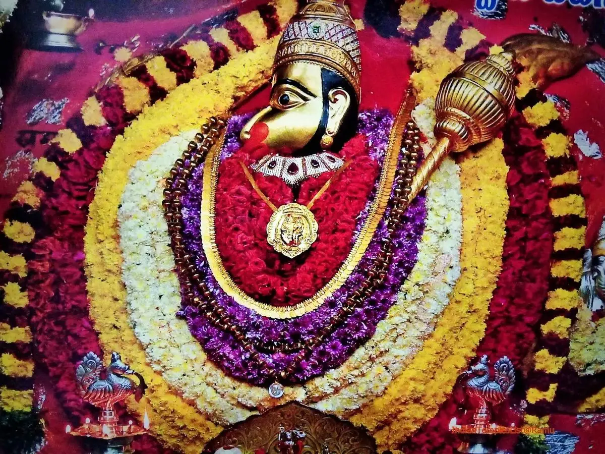 Special Alankaram and devotional programmes - tadbund hanuman temple