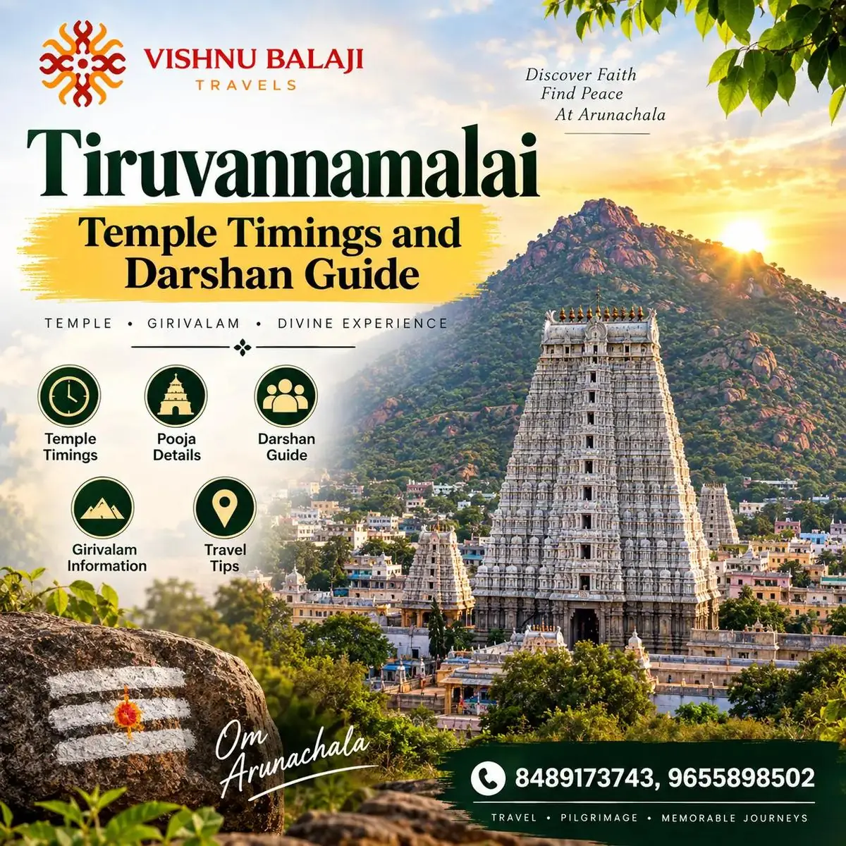 Tiruvannamalai Temple Timings and Darshan Guide