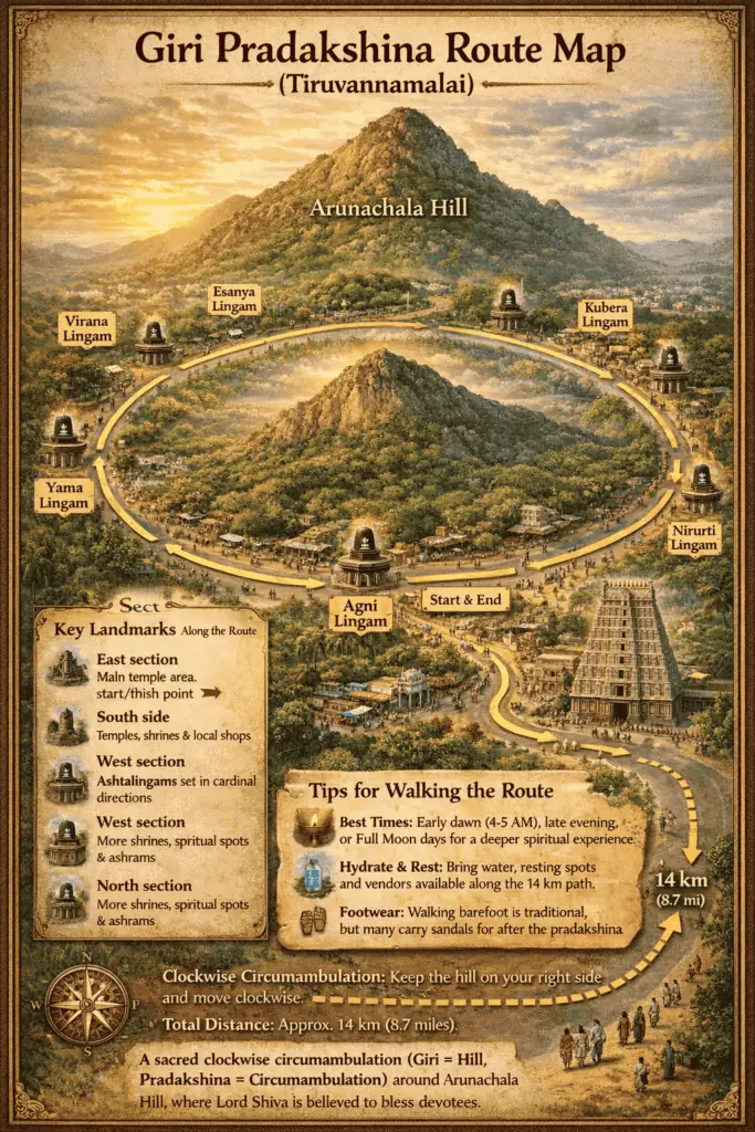 A practical day plan for first-time visitors - arunachalam giri pradakshina