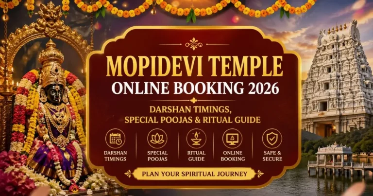 Mopidevi Temple Online Booking 2026: Darshan Timings, Special Poojas & Ritual Guide